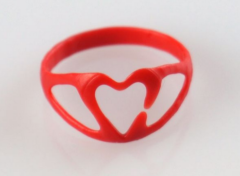 Bague Coeur - Fichier STL Gratuit