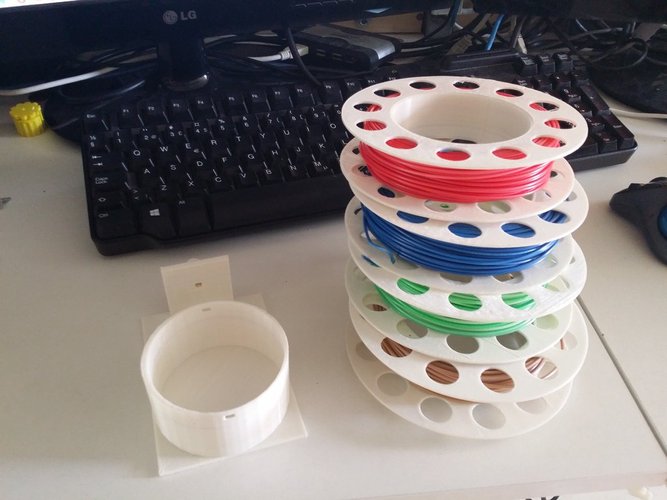 Bobine pour Filament - Fichier STL Gratuit