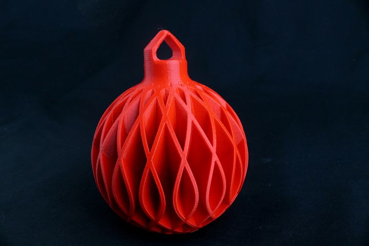 Boule de Noël Déco - Fichier STL Gratuit