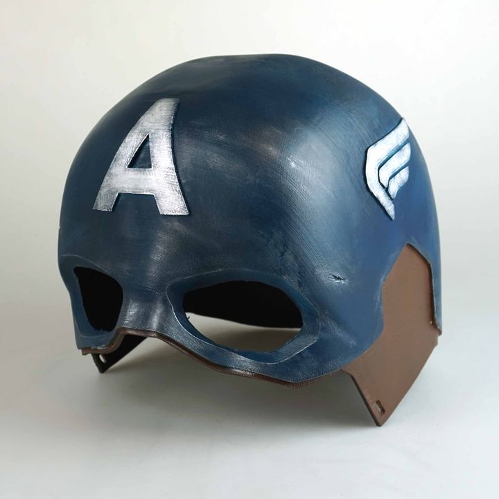 Casque Captain America - Modèle 3D pour Impression 3D - Fichier STL Gratuit
