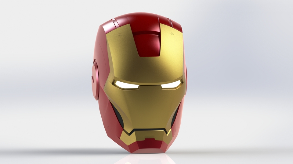 Casque Iron Man - Fichiers STL Gratuits à Télécharger - Fichier STL Gratuit
