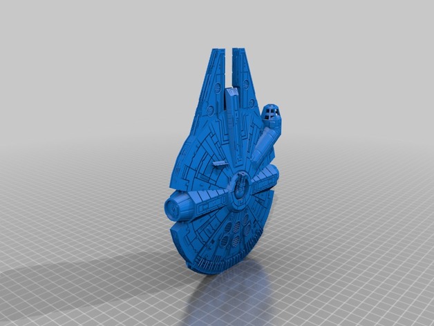Faucon Millenium - Fichier STL Gratuit