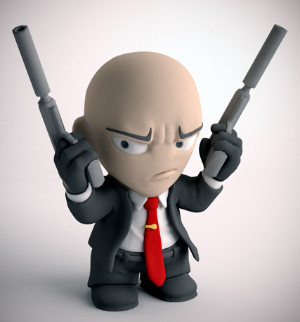 Agent 47 - Fichier STL Gratuit