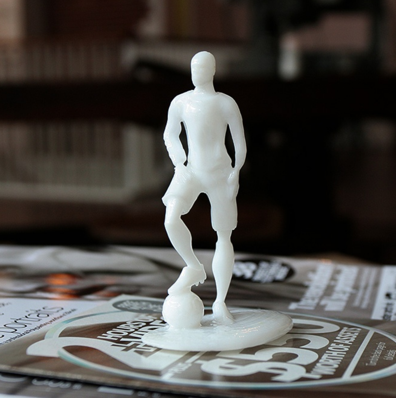 Joueur de Football - Fichier STL Gratuit