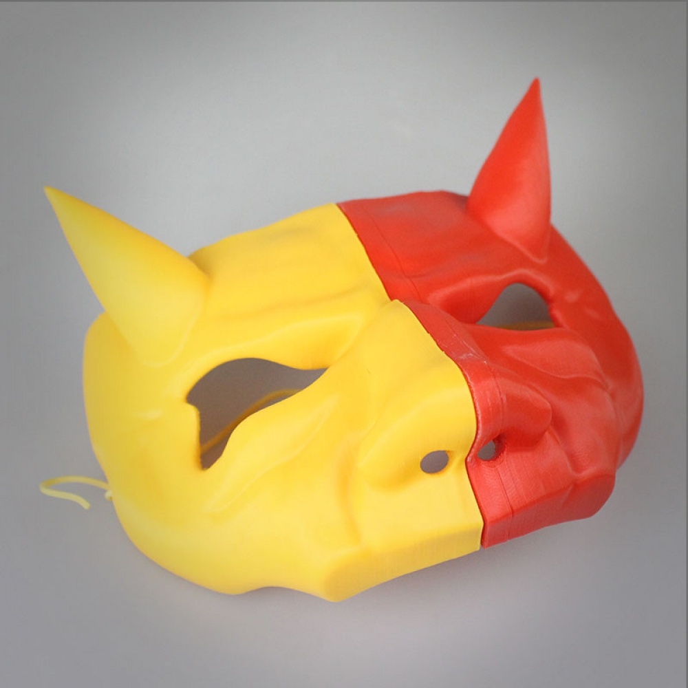 Masque Diable - Fichier STL Gratuit