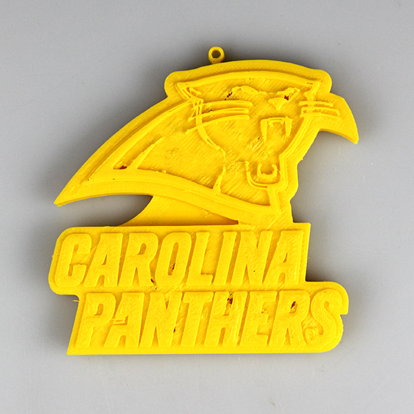 Porte-clés Panthers - Fichier STL Gratuit
