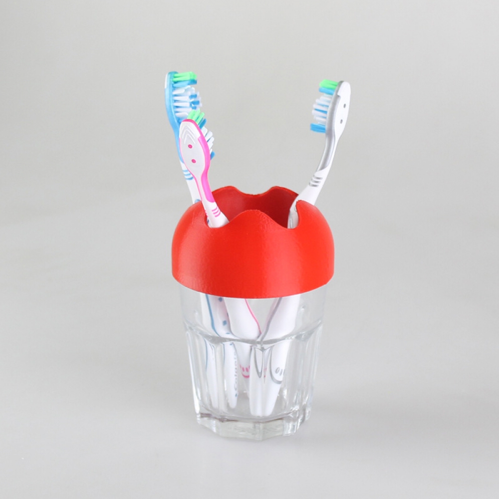 Pot à brosse à dent - Fichier STL Gratuit
