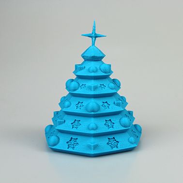 Sapin de Noël décoré - Fichier STL Gratuit