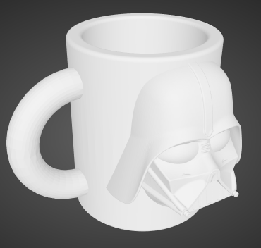 Mug Dark Vador - Fichier STL Gratuit
