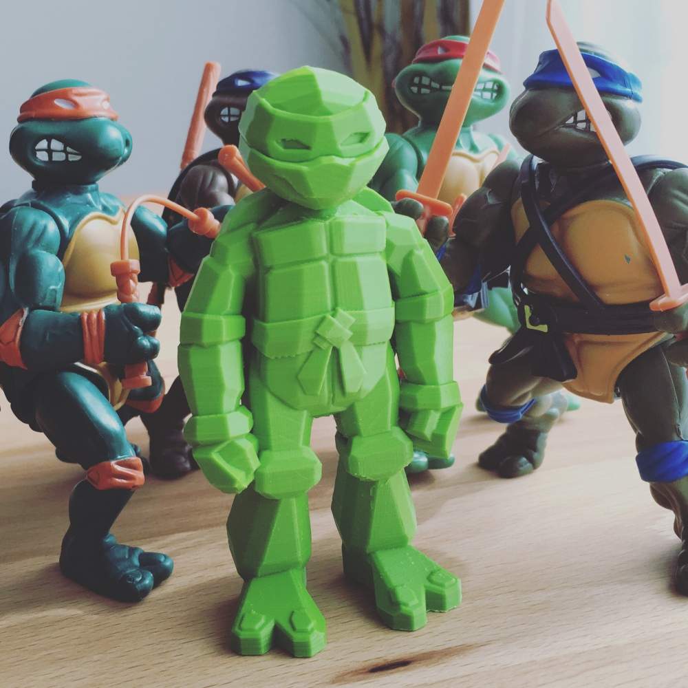 Tortue Ninja - Fichier STL Gratuit