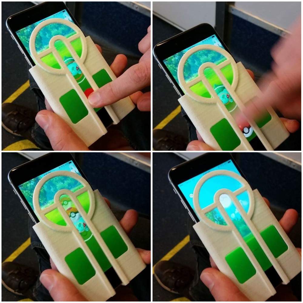 Coque Iphone 6 - Viseur pour Pokémon Go! - Fichier STL Gratuit