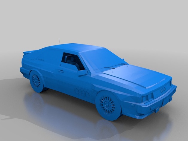 Voiture Rallye - Fichier STL Gratuit