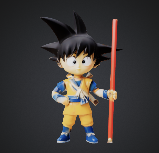 Goku - Dragon Ball Daima - Fichier STL Gratuit